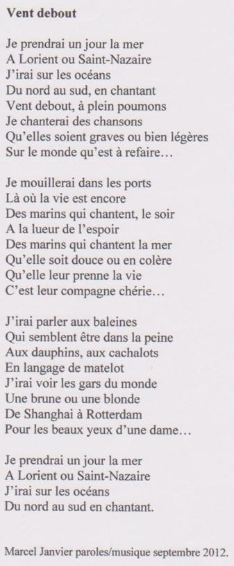 VENT DEBOUT