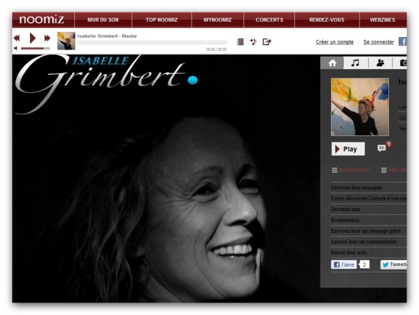 UNE ARTISTE NANTAISE : ISABELLE GRIMBERT