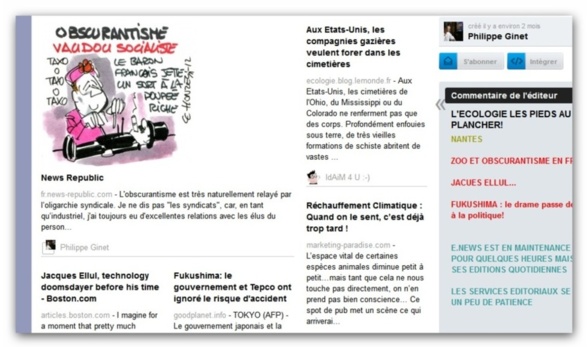 PSA et ECOLOGIE .