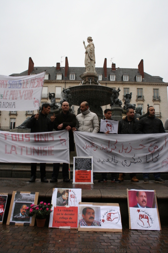 NANTES : HOMMAGE A CHOKRI BELAID. 09 fev. 2013