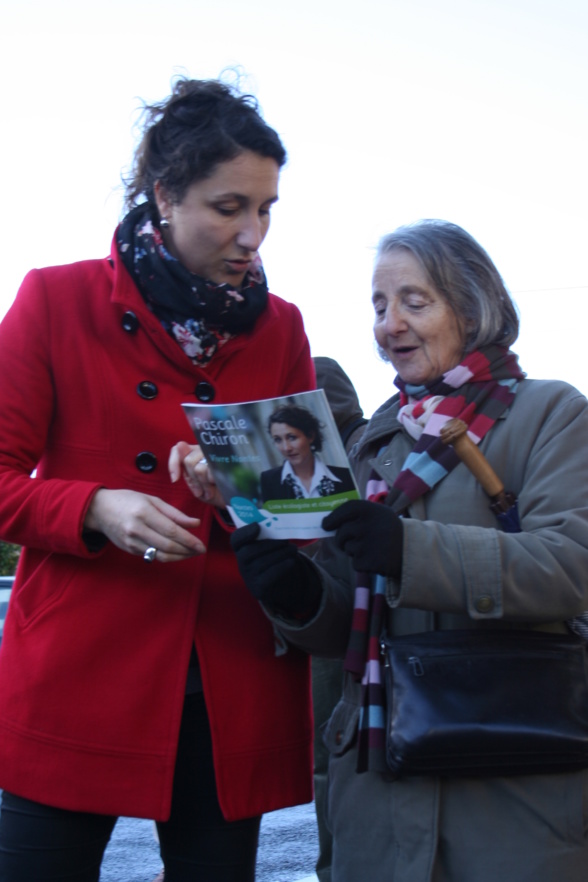 NANTES MUNICIPALES2014. PASCALE CHIRON/LISTE ECOLOGISTE ET CITOYENNE