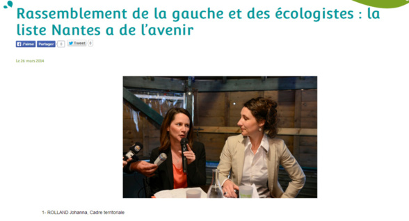 PASCALE CHIRON et l'accord avec le PS à #NANTES