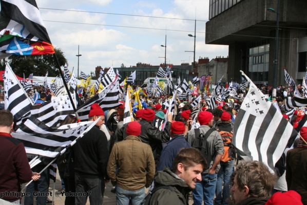 Réunification de la Bretagne : plus de 10.000 personnes à Nantes samedi dernier!