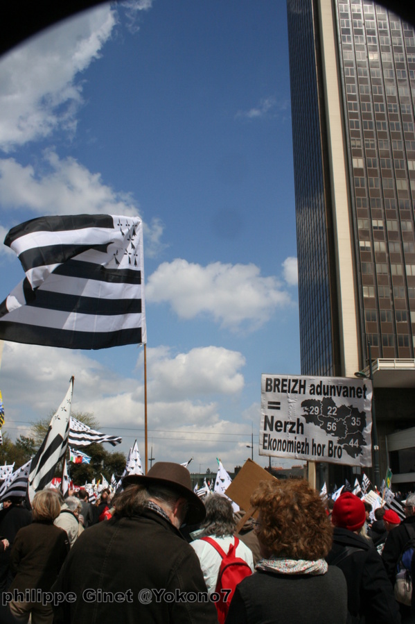 Réunification de la Bretagne : plus de 10.000 personnes à Nantes samedi dernier!
