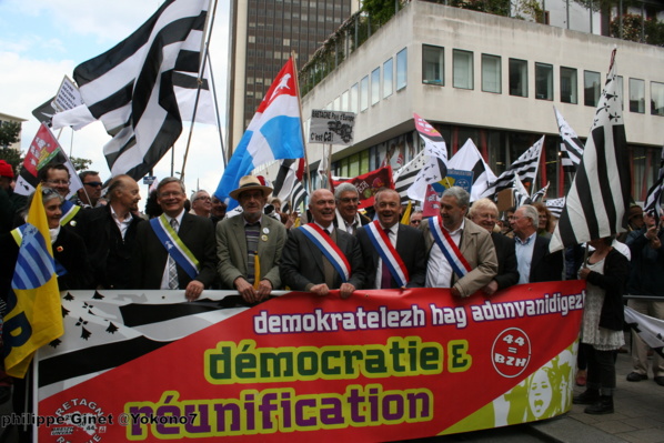Réunification de la Bretagne : plus de 10.000 personnes à Nantes samedi dernier!