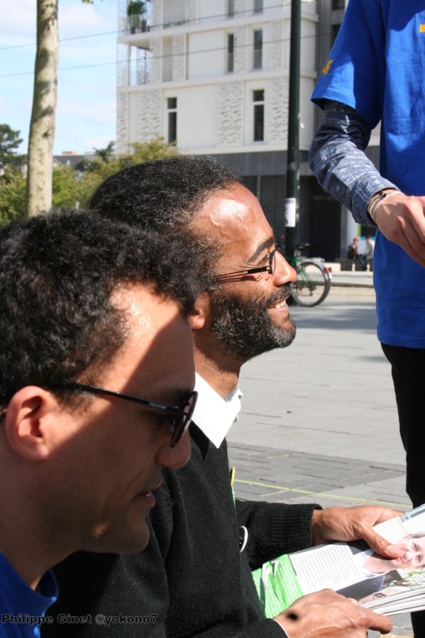 Le Village Européen de la Jeunesse au Bouffay à Nantes hier