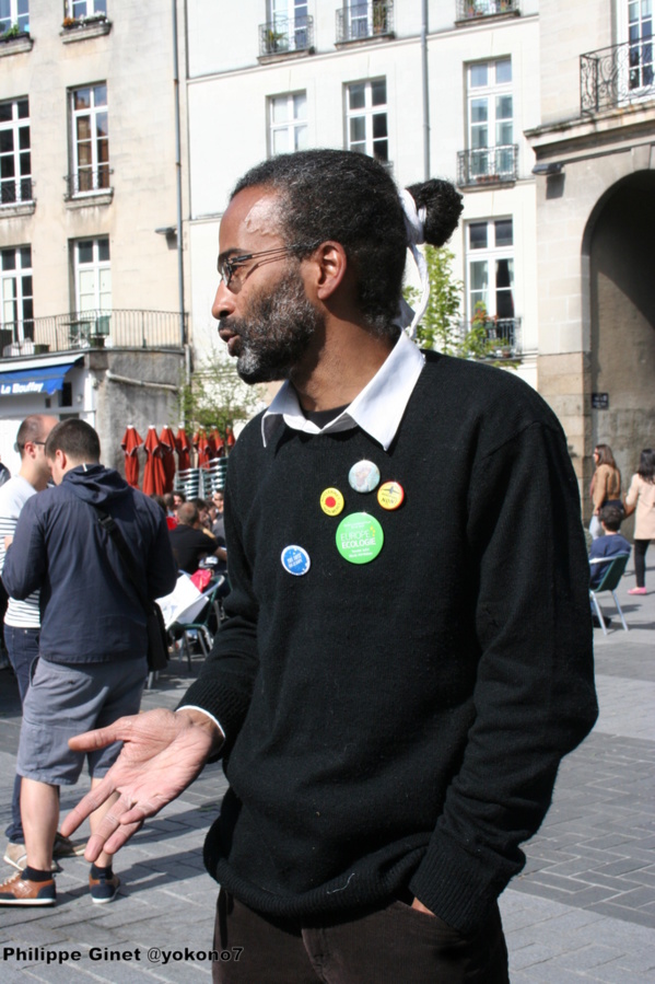 Le Village Européen de la Jeunesse au Bouffay à Nantes hier