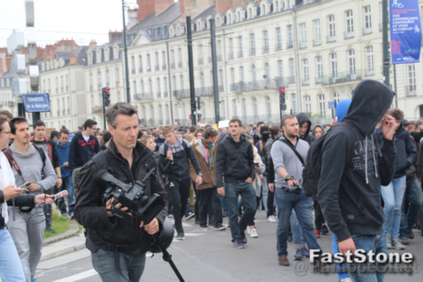 Manifestation Interdite à #Nantes