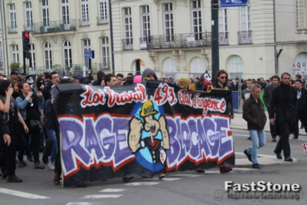 Manifestation Interdite à #Nantes