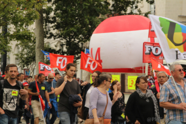 11ème manifestation Loi Travail à Nantes le 28 juin