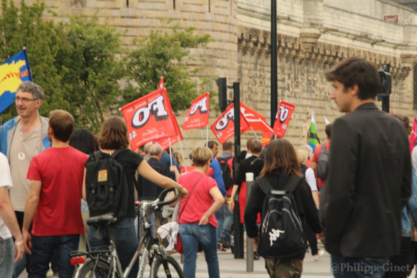 11ème manifestation Loi Travail à Nantes le 28 juin
