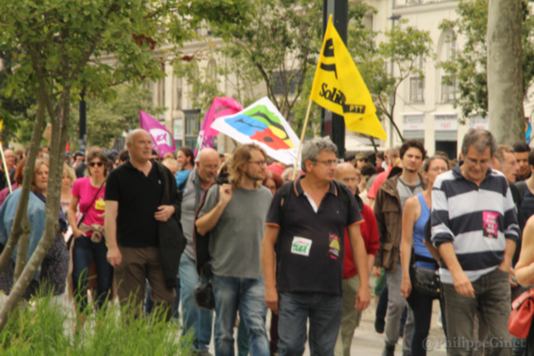 11ème manifestation Loi Travail à Nantes le 28 juin