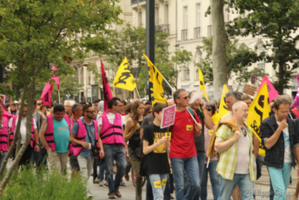 11ème manifestation Loi Travail à Nantes le 28 juin