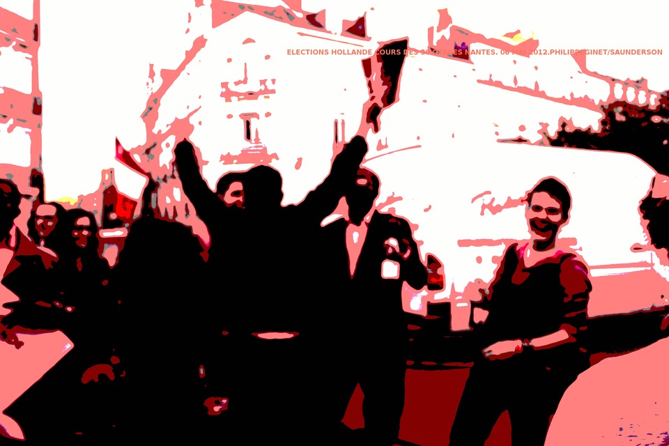 ELECTIONS FRANCOIS HOLLANDE A NANTES. 6 MAI