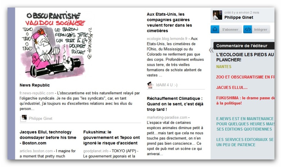 PSA et ECOLOGIE . PSA et ECOLOGIE .