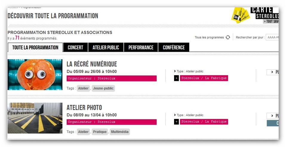 NANTES : STEREOLUX/FABRIQUE NANTES : STEREOLUX/FABRIQUE