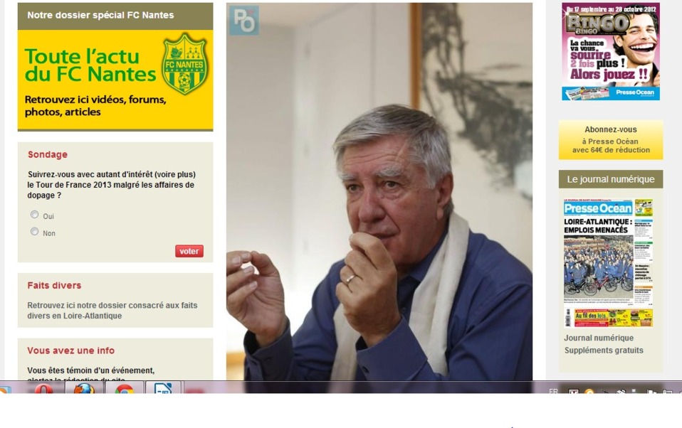 PRESSE OCEAN : NANTES ET REZE, des destins croisés