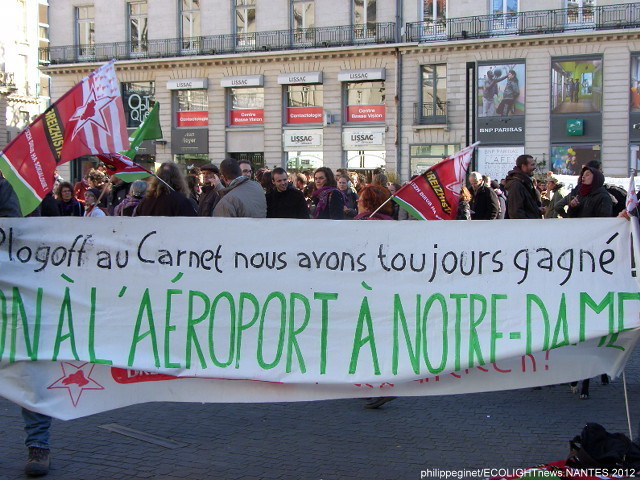 NOTRE DAME DES LANDES : MANIFESTATION DU 27 OCT 2012