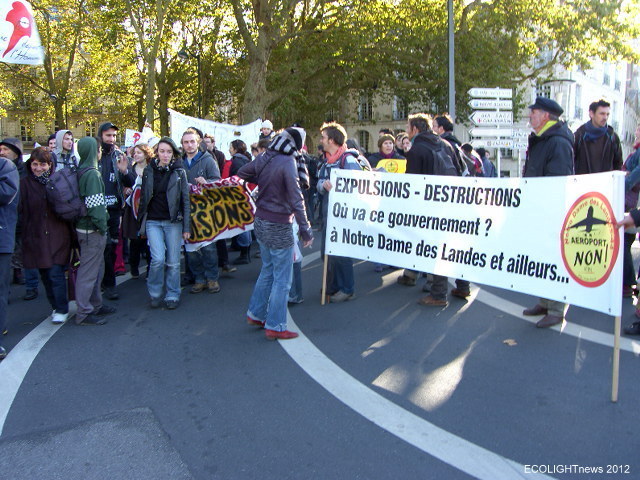 NOTRE DAME DES LANDES : MANIFESTATION DU 27 OCT 2012