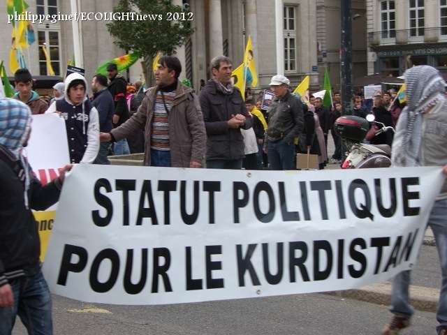NANTES : LA CAUSE KURDE ET LA TURQUIE. 8 NOV 2012