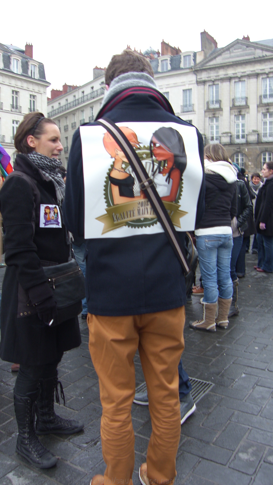 MANIF NANTES CENTRE LGBT : EGALITE MAINTENANT!
