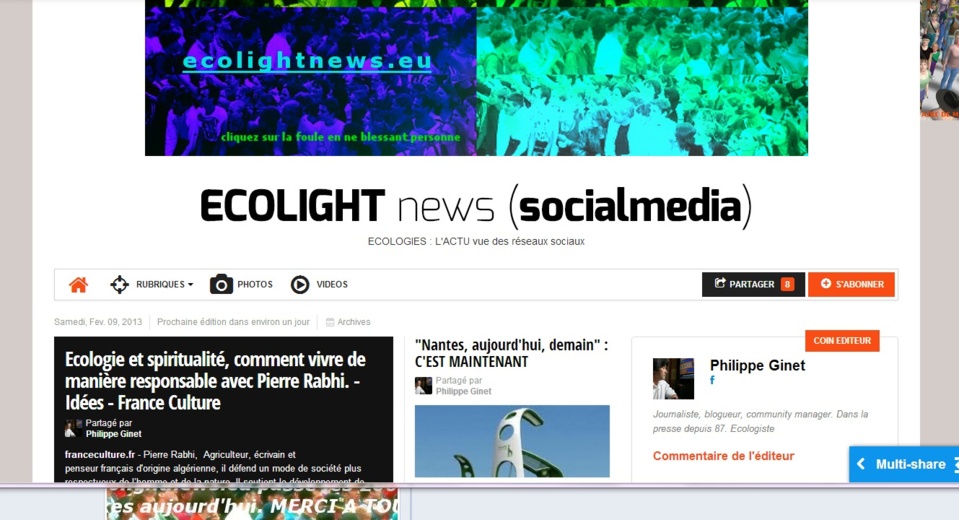 ecolightnews.eu: SPIRITUALITE ET ECOLOGIE. PIERRE RABHI