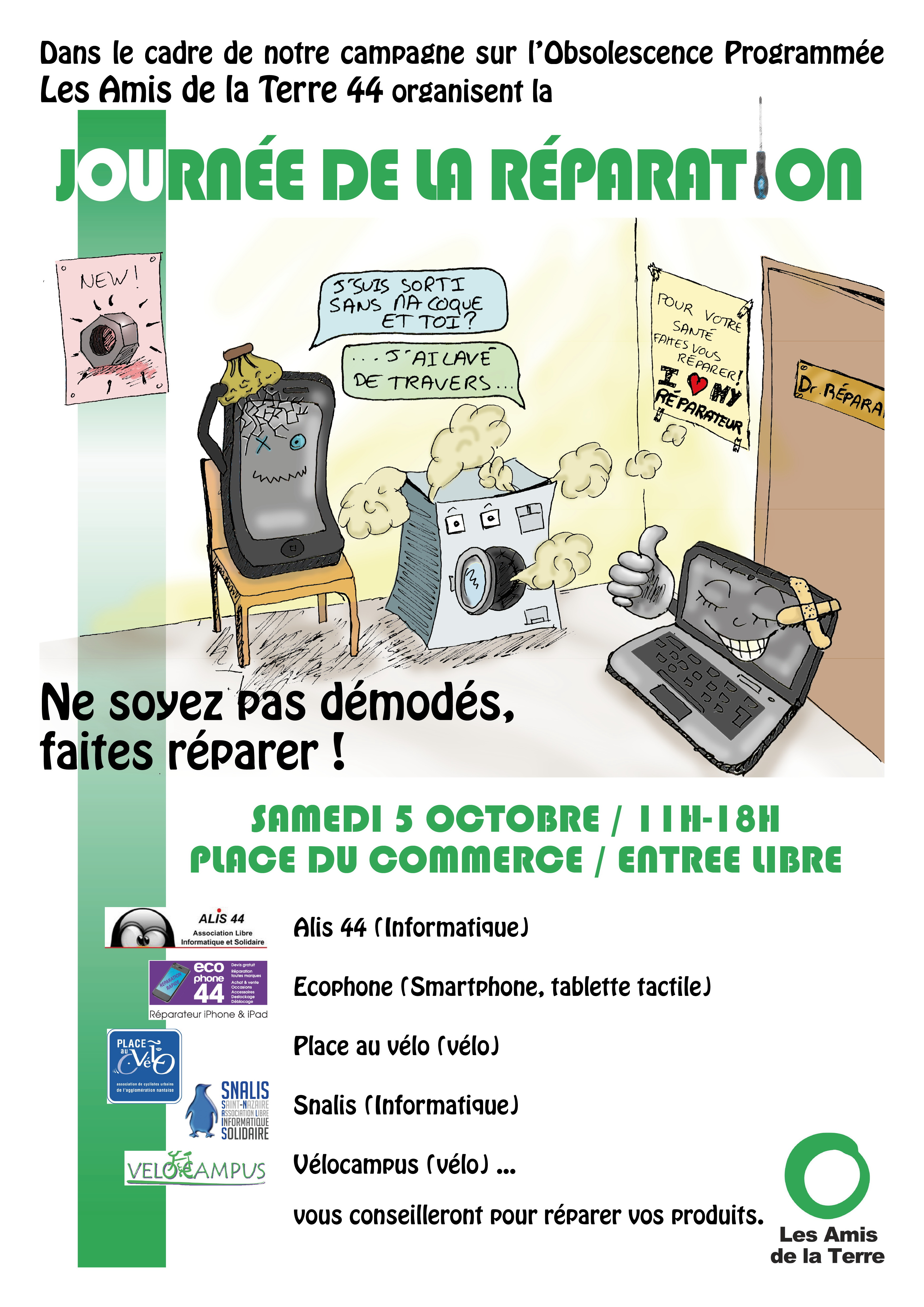 LA JOURNEE DE LA REPARATION A NANTES SAMEDI 5 OCT 2013