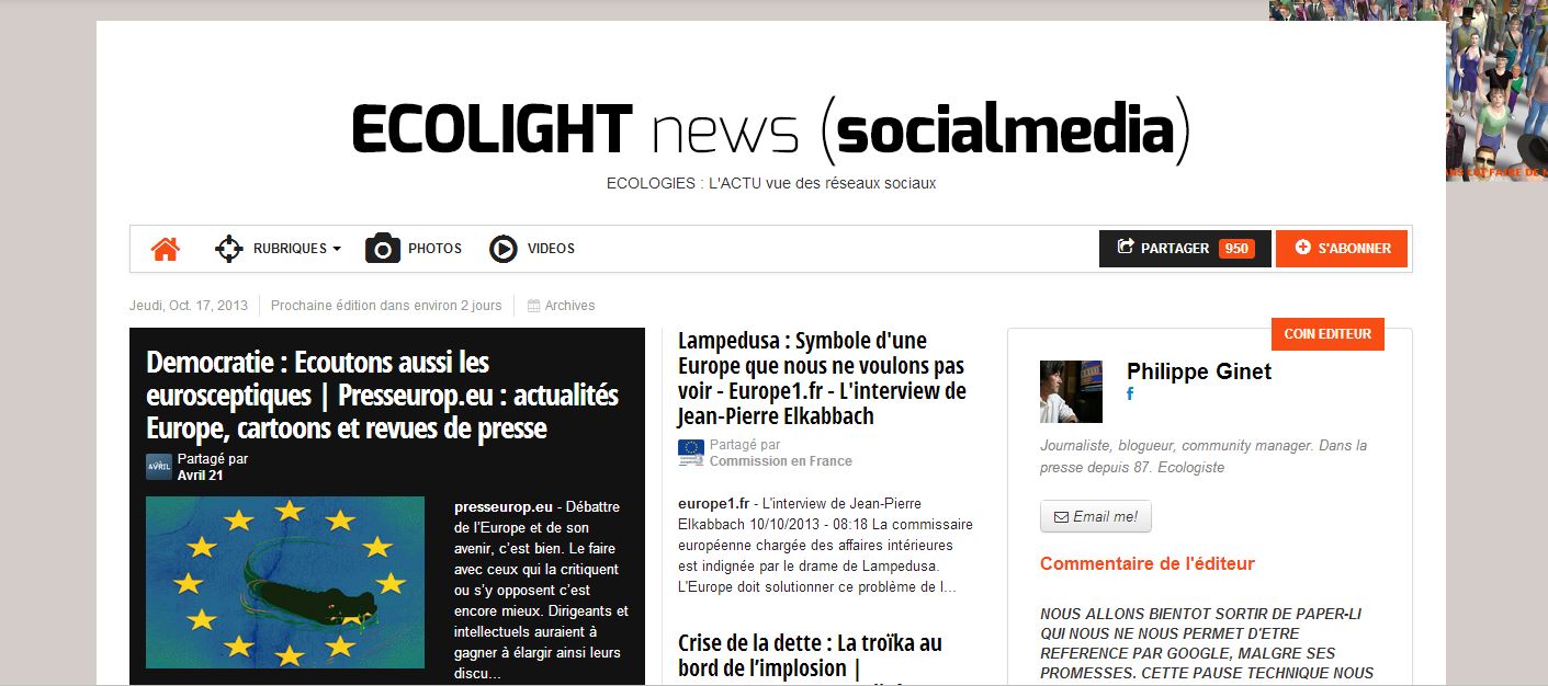 Lien sur photo