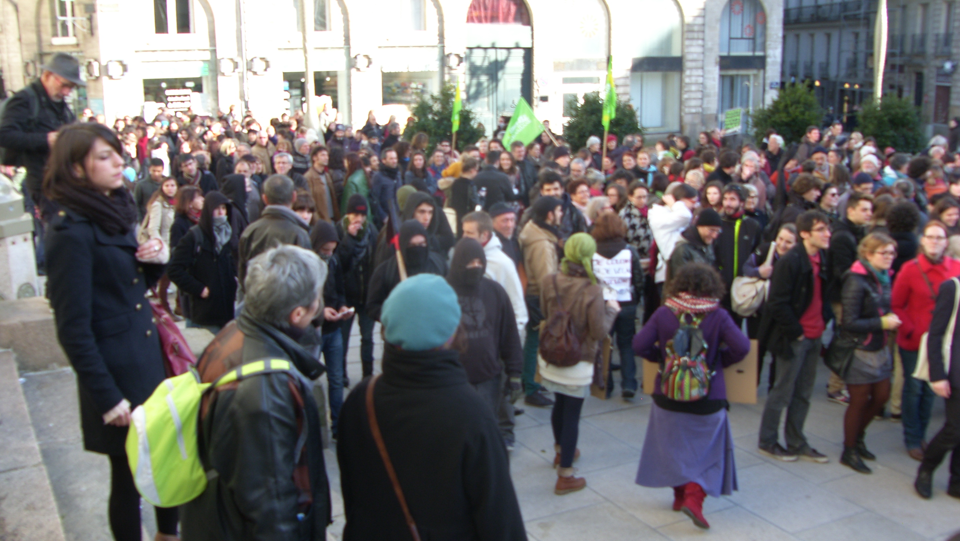 NANTES : Manifestation unitaire pour la défense de l'avortement. 01 02 2014 NANTES : Manifestation unitaire pour la défense de l'avortement. 01 02 2014