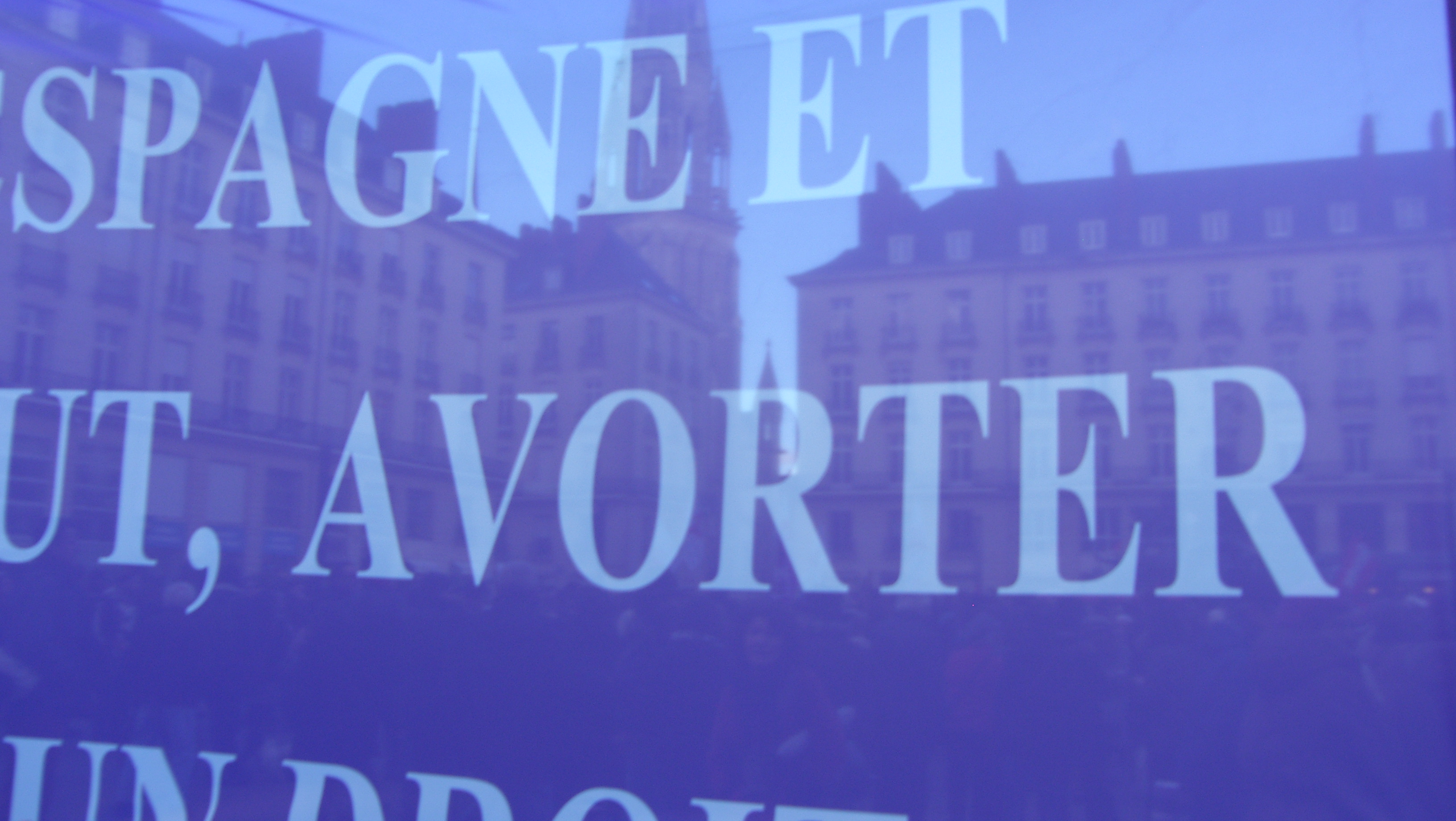 NANTES : Manifestation unitaire pour la défense de l'avortement. 01 02 2014