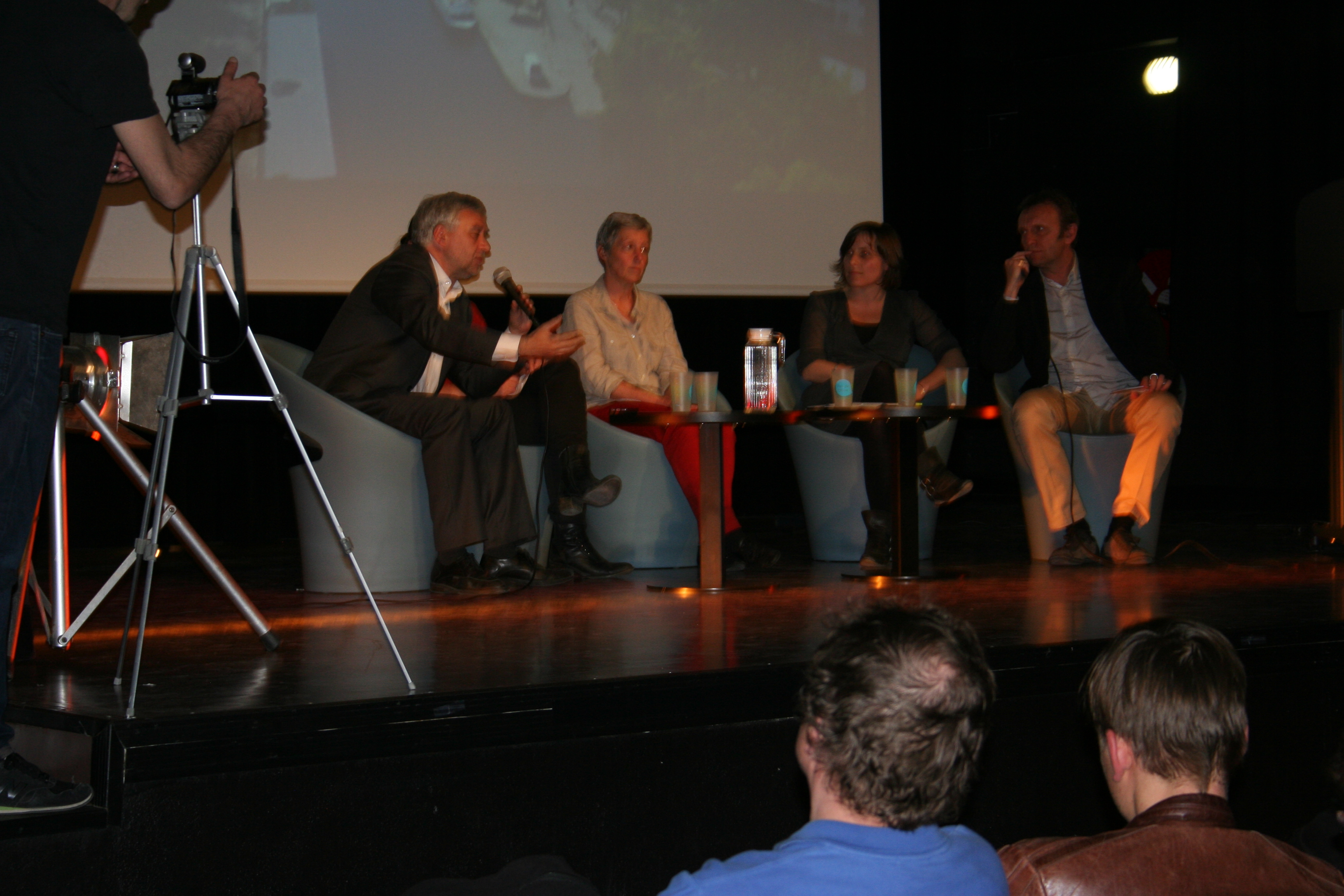 Table ronde. Ronan Dantec, Catherine Choquet...