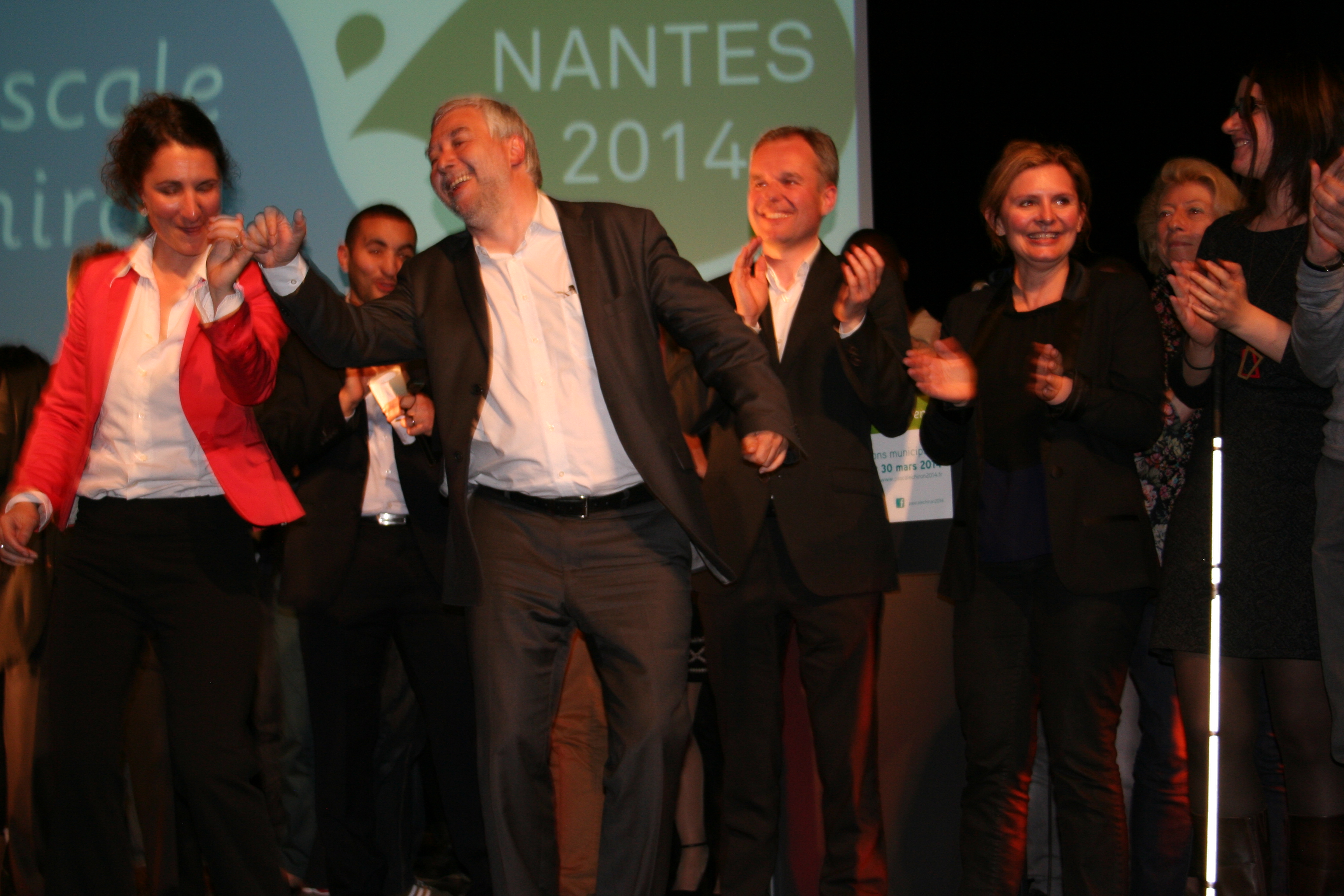 Pascale Chiron, Ronan Dantec, François de Rugy, Cécile Bir Pascale Chiron, Ronan Dantec, François de Rugy, Cécile Bir