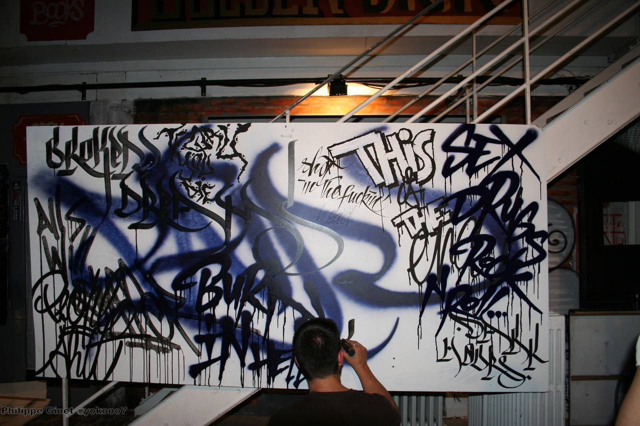 Nantes : Festival Kraft. La Paint Battle Nantes : Festival Kraft. La Paint Battle