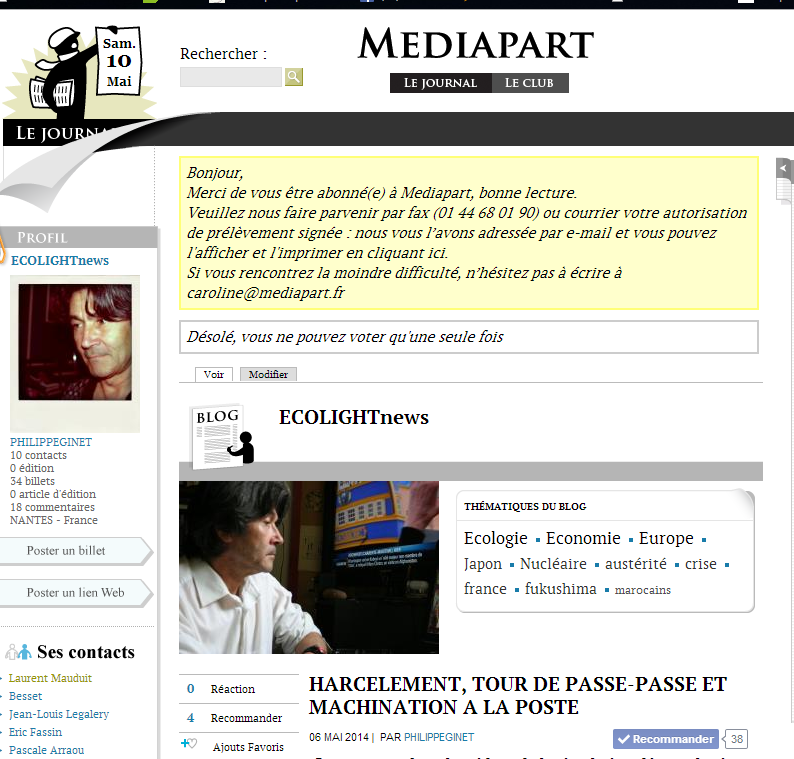 ENTREPRISE MALHONNÊTE : La Poste ENTREPRISE MALHONNÊTE : La Poste