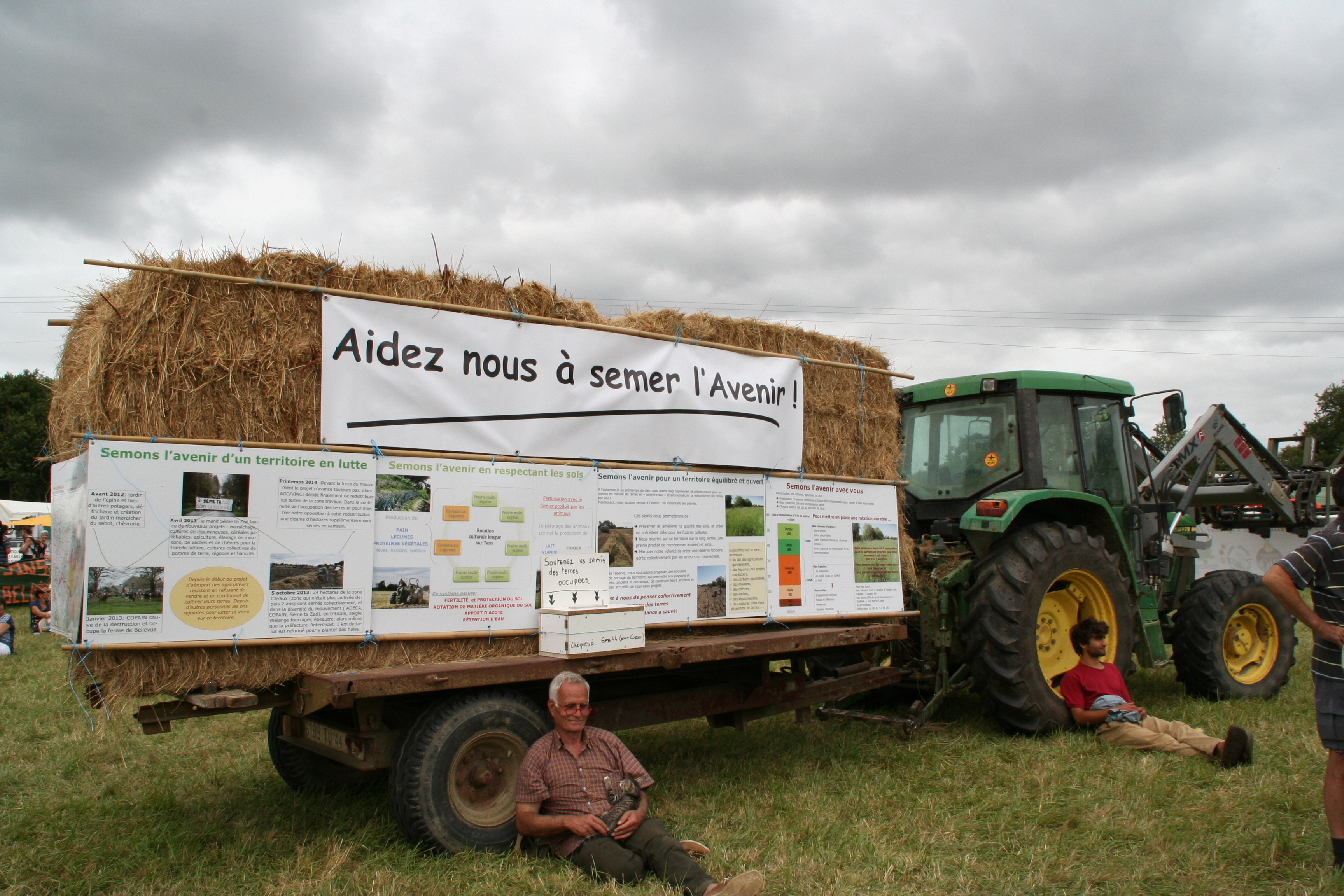 LES  TRAVAUX REPRENNENT A NOTRE DAME DES LANDES