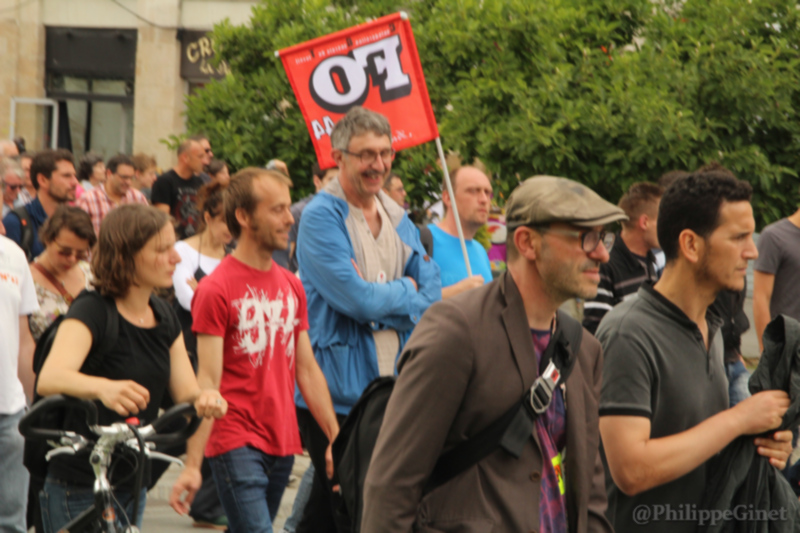 11ème manifestation Loi Travail à Nantes le 28 juin 11ème manifestation Loi Travail à Nantes le 28 juin