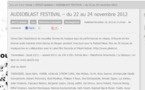 NANTES : LA FABRIQUE/ APO33. DU 22 au 24 NOVEMBRE 2012