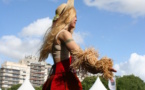 Festival Histoire d'Avenir : vue échassière Place de la Petite Hollande