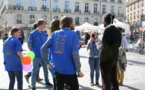Le Village Européen de la Jeunesse au Bouffay à Nantes hier