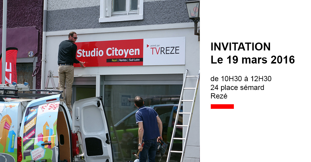 Inauguration du studio citoyen de TVREZE