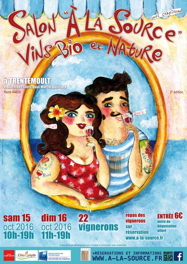 Salon des vins bio à Trentemoult
