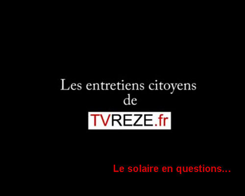 Le solaire en débat Le solaire en débat