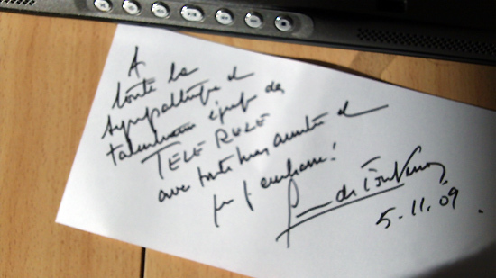 Geneviève de Fontenay soutient TVREZE Geneviève de Fontenay soutient TVREZE