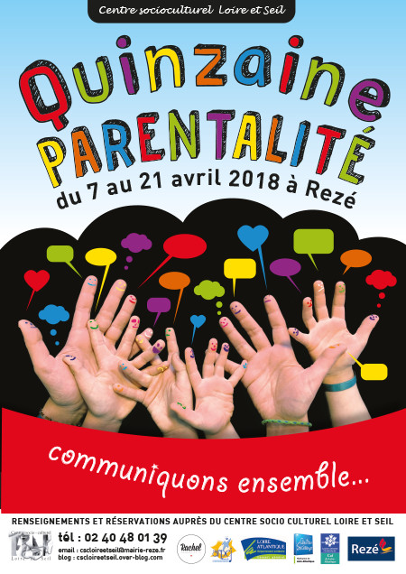 La quinzaine de la parentalité du CSC Loire et Seil est de retour La quinzaine de la parentalité du CSC Loire et Seil est de retour