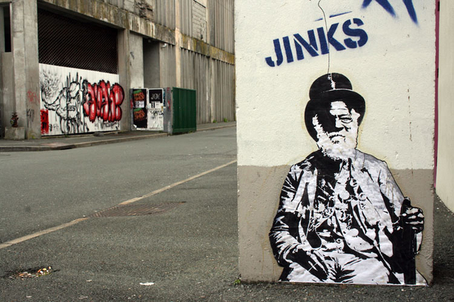 Jinks pochoiriste rezéen Jinks pochoiriste rezéen