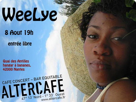 WeeLye Live Band @ Nantes le Dimanche 8 Août à 19h00 WeeLye Live Band @ Nantes le Dimanche 8 Août à 19h00