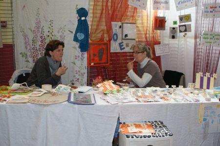 Dominique et Sandrine, marché des Roquios - Fêtes des Mères 2010