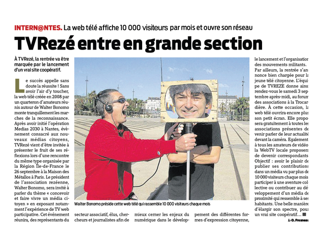 TVRezé entre en grande section TVRezé entre en grande section
