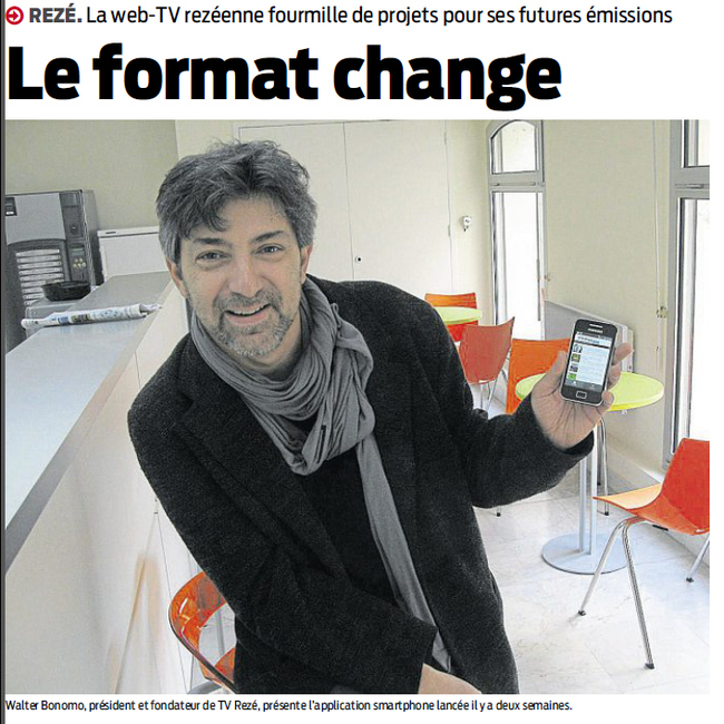 L'émission de TVREZE dans Presse OCEAN