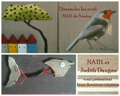 Dimanche 1er avril, NATH et Judith Daugan vous présentent leurs dernières créations. Dimanche 1er avril, NATH et Judith Daugan vous présentent leurs dernières créations.